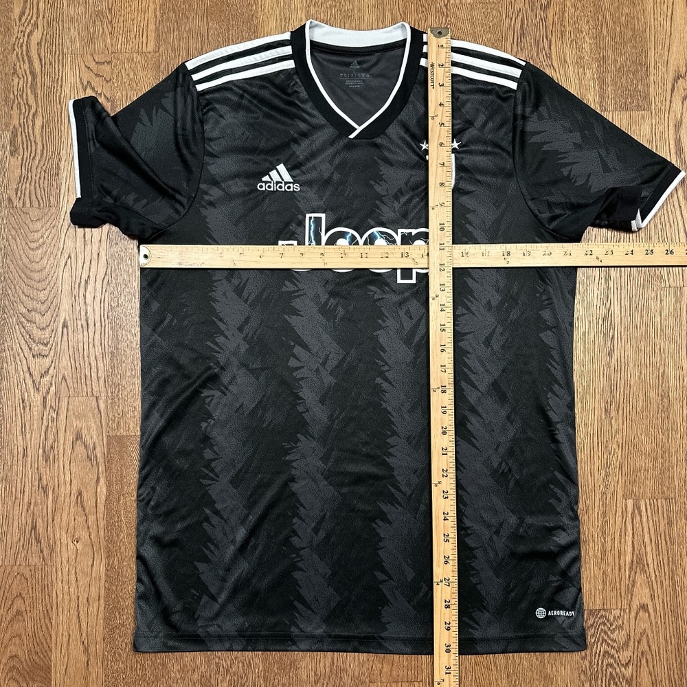 Adidas Juventus FC 2022 2023 Black Away Soccer Jersey Mens Large - Picture 5 of 9